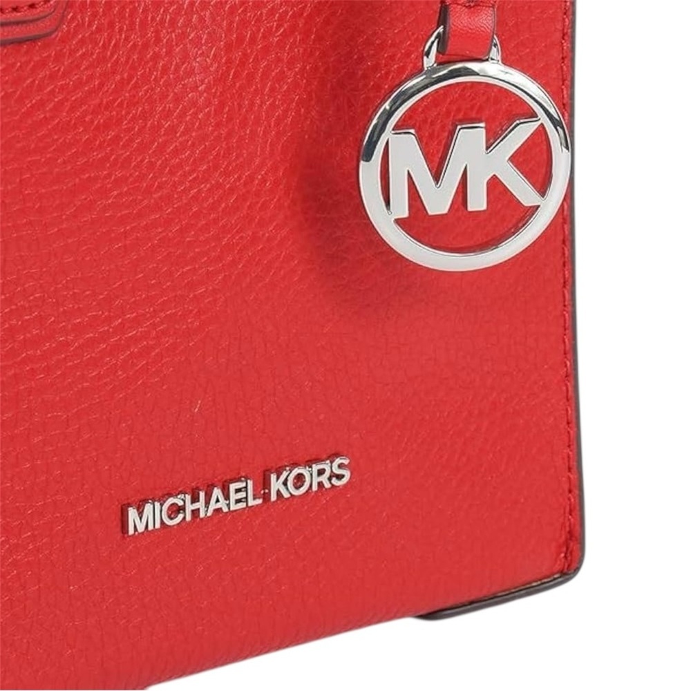 Michael Kors Mercer Extra-Small Pebbled Leather Crossbody Bag - Picture 2 of 7